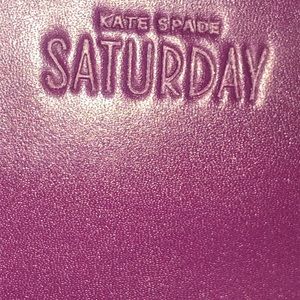 Kate Spade Saturday suede/leather removable straps pocket book